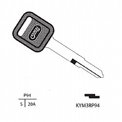 220060 ΚΛΕΙΔΙ ΑΠΛΟ KYM3RP94 (ERREBI) (5 ΤΕΜ.)