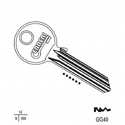 45 1487 ΚΛΕΙΔΙ GEGE (GG40) (5 ΤΕΜ.)