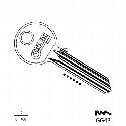 45 1490 ΚΛΕΙΔΙ GEGE (GG43) (5 ΤΕΜ.)