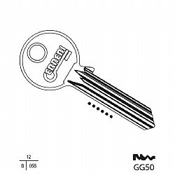 45 1496 ΚΛΕΙΔΙ GEGE (GG50) (5 ΤΕΜ.)