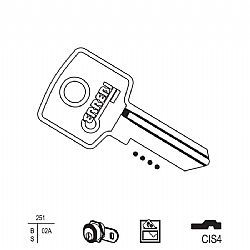 23 2117 ΚΛΕΙΔΙ CAS (CIS4) (5 ΤΕΜ.)