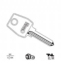 25 2107 ΚΛΕΙΔΙ EURO LOCKS (EU1R) (5 ΤΕΜ.)