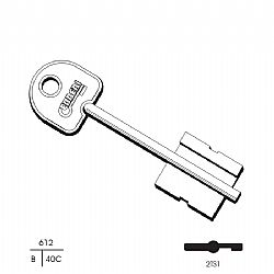 21 1462 ΚΛΕΙΔΙ TESIO (5TSI1) (5 ΤΕΜ.)