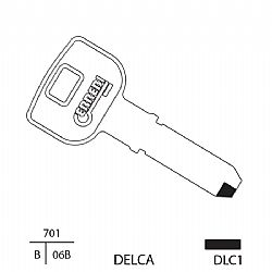 24 2150 ΚΛΕΙΔΙ DELCA (DLC1R) (5 ΤΕΜ.)