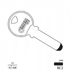 26 2119 ΚΛΕΙΔΙ KESO (KE3) (5 ΤΕΜ.)