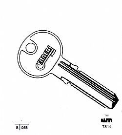 26 2167 ΚΛΕΙΔΙ TESA (TE7) (5 ΤΕΜ.)