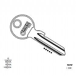 25 2445 ΚΛΕΙΔΙ CISA (CS143) (5 ΤΕΜ.)