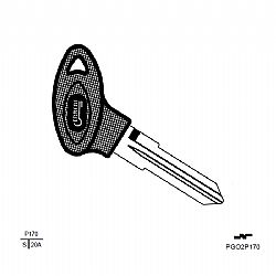 220090 ΚΛΕΙΔΙ ΑΠΛΟ PGO (PGO2P) (5 ΤΕΜ.)