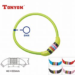 170292 ΛΟΥΚΕΤΟ ΣYΡΜΑΤΟΣΧΟΙΝΟΥ ΣΥΝΔΥΑΣΜΟΥ TONYON 8mm*650mm