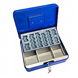 170310 ΦΟΡΗΤΟ ΤΑΜΕΙΟ ΜΠΛΕ LARGE ΜΕ ΚΕΡΜΑΤΟΘΗΚΗ