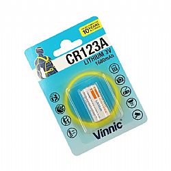 250037 ΜΠΑΤΑΡΙΑ CR123A (1 ΤΕΜ.) VINNIC