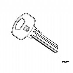 290143 ΚΛΕΙΔΙ YALE (YΑ119SM) (5 ΤΕΜ.)